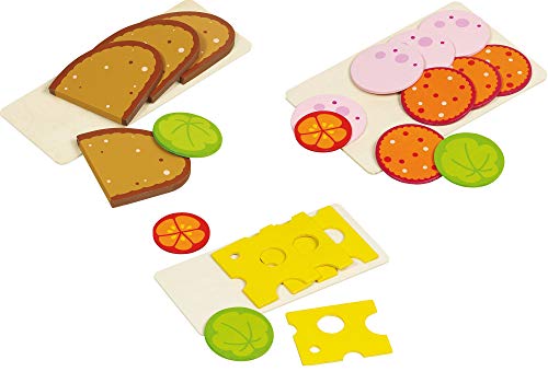 Ameisenkeks® Set mit Goki Brotscheiben, Wurst, Käse, Salat für Kaufmannsladen & Spielküche