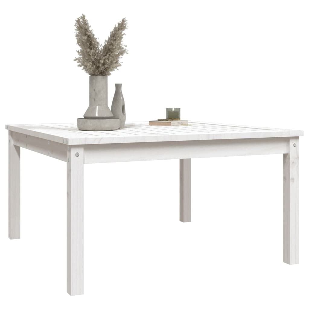 Coavain Table Basse De Jardin En Bois D'Acacia - Table D'Appoint Extérieure Élégante Et Résistante