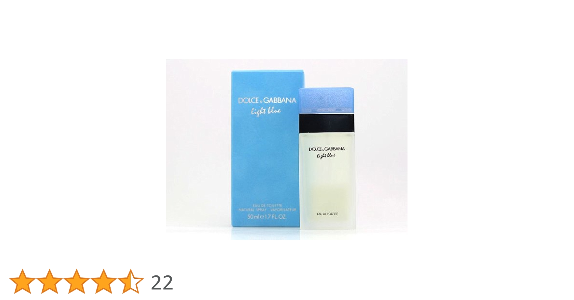 Amazon | ドルチェアンドガッパ-ナ ライトブルー オードトワレ 50ml