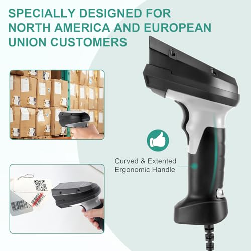 Scanner de codes-barres portable pour l'organisation de votre comptoir