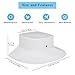 Camera Rain Cover is Only Compatible with Eufy Security SoloCam S340,Sun Shade Rain Shield Outdoor Camera Cover,Protective Cover for Security Cameras,Easy to Install