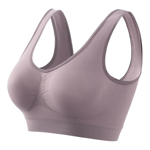 Sujetador deportivo sin almohadillas para evitar rozaduras top cómodo mujer talla L