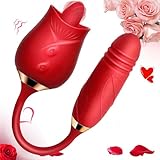 2024 New Roses for Women Toy Sexy 10 Speed Adult Toys Automatic Electric Adult Toys Machine Pleasure Gifts Tool USB Rechargeable Waterproof Gifts RS77, Red1569