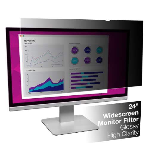 3M High Clarity Privacy Filter For 24.0" Widescreen Monitor (16:10) (Hc240W1B) #TOP1