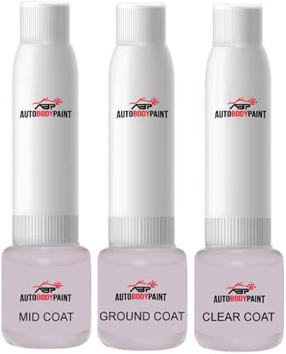 ABP Kit de pintura en aerosol de capa base de retoque Plus compatible con White Pearl Nativa Mitsubishi (CMC10054)