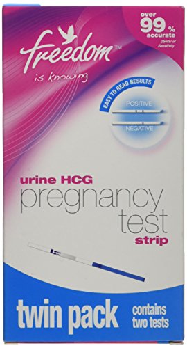 Freedom Urine HCG Home Pregnancy Test Strip - Pack of 2 x 10