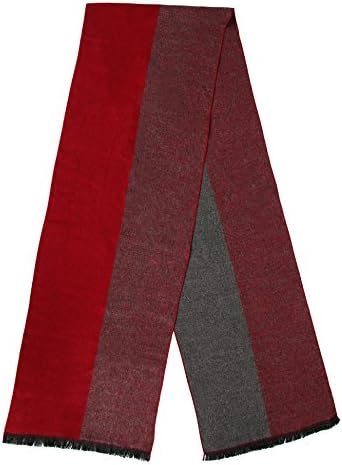 Écharpe Douce Rayée Tartan Unisexe - Pompons - Beige, Noir, Marine, Rouge - Neuf Avec étiquettes