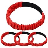 BESPORTBLE Two-person Three-legged Race Bands 4pcs Leg Race Tie Straps for Team Building Games Elastic Leg Straps Bright Colors