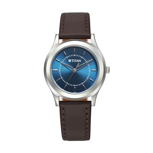 Titan Karishma Zing Quartz Analog Blue Dial Leather Strap Watch for Men-1648SL01 (B0CZTTQM7M) Amazon Price History, Amazon Price Tracker