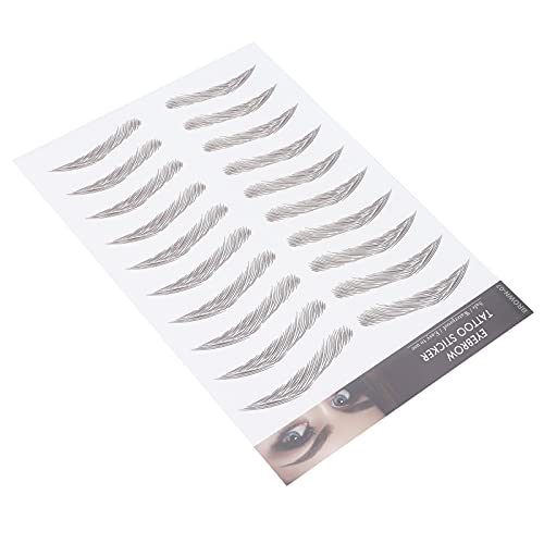 Professional Waterproof Eyebrow Grooming & Shaping Tattoo Stickers for Women (BROWN-07) - Image 4