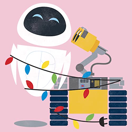 Disney Pixar Wall-e Eve Christmas Light Wrap Girls T-Shirt2