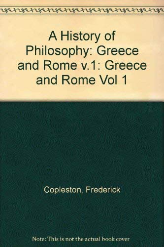 History of Philosophy: Greece and Rome 0855321814 Book Cover