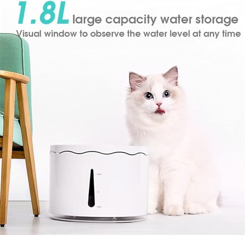 Fuente automática para gatos 1.8L GeRRiT beber miniatura 3