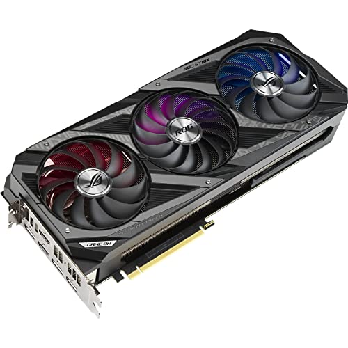 Image of ASUS ROG Strix NVIDIA GeForce RTX 3060 Ti V2 OC Edition Gaming Graphics Card (PCIe 4.0, 8GB GDDR6, LHR, HDMI 2.1, DisplayPort 1.4a, Axial-tech Fan Design, 2.9-slot, Super Alloy Power II, GPU Tweak II)