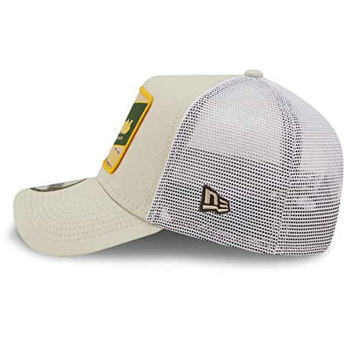 New Era A Frame Trucker Cap Bay Packers Stone - vue 5