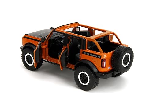 Jada Just Trucks 1:24 Ford Bronco Die-Cast Con Porta Neumáticos miniatura 5