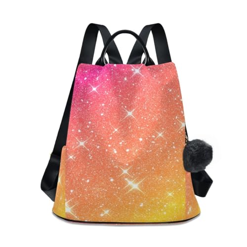 Sac de voyage tendance pour exprimer votre personnalité pétillante en paillettes orange