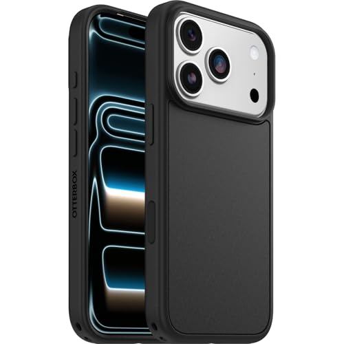 OtterBox Symmetry Series MagSafe �P�[�X iPhone 17 Pro �p �ϏՌ� �����h�~ ���^�ی�P�[�X 3�{�R�p�K�i������ �u���b�N
