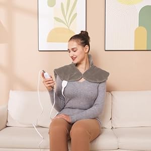 Ruqiji19x24weightedneckshoulderheatingpad25lbswith12temperaturesettingscountdowntimerpainreliefforneckshouldersmenstrualpainchristmasgiftsforwomenmenmomdadlighttan Urban Country Home Decor Ruqiji 19 x 24 weighted neckshoulder heating pad 25lbs with 12 temperature settingscountdown timerpain relief for neckshouldersmenstrual pain christmas gifts for women men mom dadlight tan urban country home decor