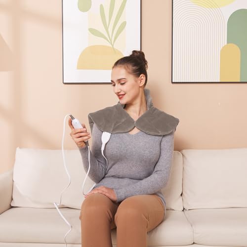Ruqiji19x24weightedneckshoulderheatingpad25lbswith12temperaturesettingscountdowntimerpainreliefforneckshouldersmenstrualpainchristmasgiftsforwomenmenmomdadlighttan Urban Country Home Decor Ruqiji 19 x 24 weighted neckshoulder heating pad 25lbs with 12 temperature settingscountdown timerpain relief for neckshouldersmenstrual pain christmas gifts for women men mom dadlight tan urban country home decor