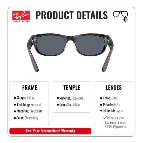 Image of Ray-Ban RB2289 MEGA BALORAMA Square Sunglasses with Official Eyewear Kit