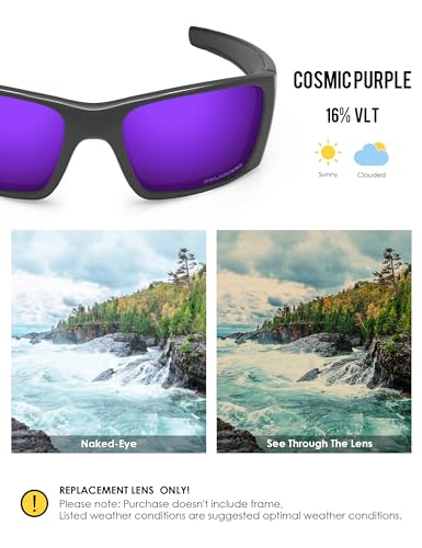 Image of BLAZERBUCK Anti-salt Polarized Replacement Lenses for Oakley Fuel Cell OO9096 Sunglass