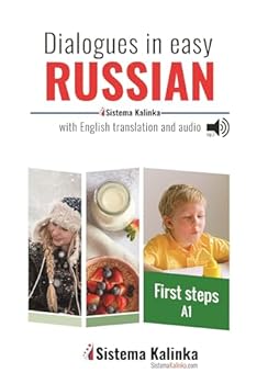 Paperback Dialogues in easy Russian, Level A1. Book 1: Texts with audio for learners of Russian as a foreign language [Russian] Book