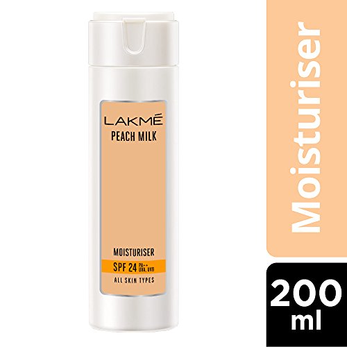 Image of Lakme Absolute Perfect Radiance Cream Skin lightening /Brightening Night Creme, 50g and Peach Milk SPF 24 PA Sunscreen Lotion Moisturiser, 200ml
