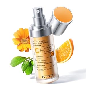 Vitamin C Serum with Niacinamide & Ethyl Ascorbic Acid: Brightening, Moisturizing Face Serum for Dark Spots | Hyperpigmentation & Anti-Aging Treatment | Korean Synergy Formula 1.01oz