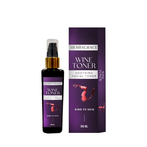 Herba Grace Wine Face Spray Toner for Women and Men Spray Face Toner