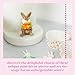 Nora Fleming Funny Bunny (Brown Bunny) A226 - Hand-Painted Ceramic Holiday Décor - Spring Minis for The Home and Office