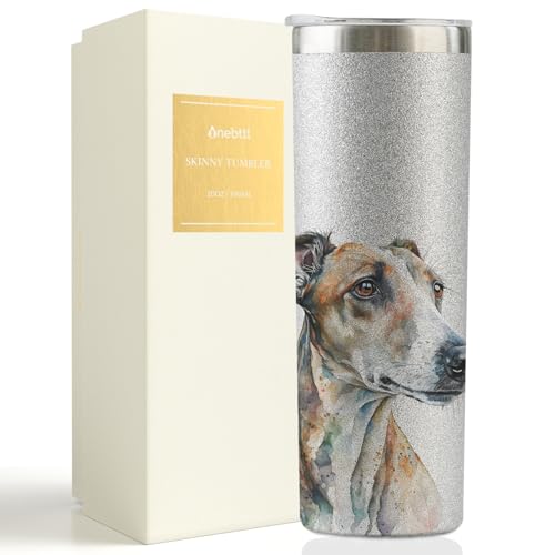 Onebttl Greyhound Dog Mom Gifts - 20oz Stainless Steel Insulated ...
