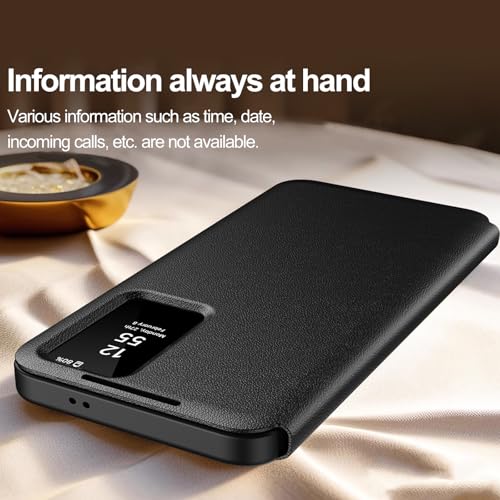 Image of for Samsung Galaxy S24 Ultra with Smart Small Screen View, S-View Wallet Phone Case, for Samsung S24 Ultra Case Smart Window Cover, Smart Flip Leather Protective Cover for Samsung S24 Ultra 5G Case