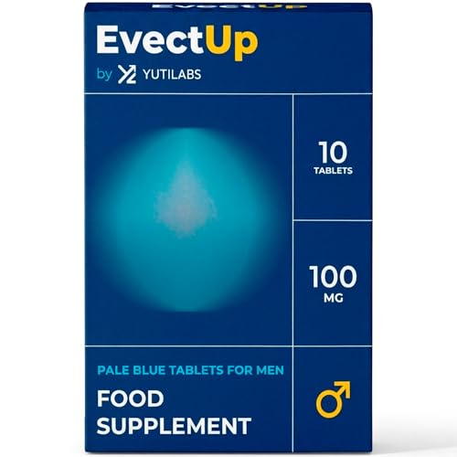 Yutilabs 10 Blue Tablets Mens Supplement Formula with Maca Ginseng & L-Arginine Made in the UK