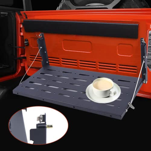 Table Pliante Tailgate - Support de Coffre - Table à Manger Pliable en Métal