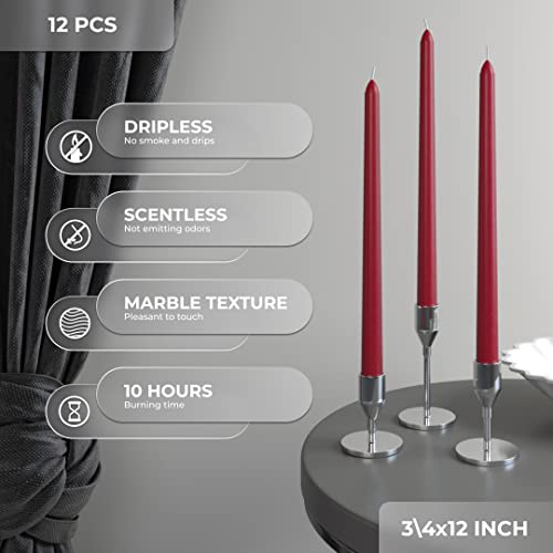 Candwax Candwax - Candele coniche da 30,5 cm