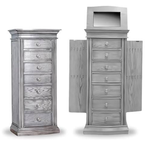 Hives and Honey Landry Smoke Grey Jewelry Armoire Cover