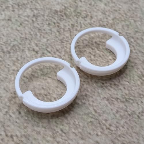 ULEIVA Ersatz Klemmbuchse 2 Stck Weiss kompatibel mit Kermi Henrad Heizkörper Seitenverkleidung