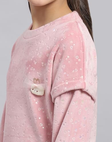 Image of Monte Carlo Girls Printed Round Neck Full Sleeve Sweatshirt (523063583)