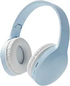 Fone de Ouvido Bluetooth 5.3 On-ear. Cancelamento de Ruído e Regulavel para Corridas e Academia, Headphone Sem Fio com Microfone Integrado Confortavel e Dobravel Compativel com Android e IOS. (Azul)