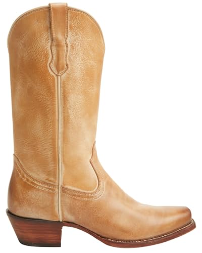 Cleo + Wolf Women's Ivy Western Boot Fashion Square Toe Tan 7 M US
