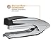 Bostitch Office Premium Executive Metal Desktop Stapler, Stand-Up Design, 20 Sheet Capacity, Staple Supply Indicator, Chrome