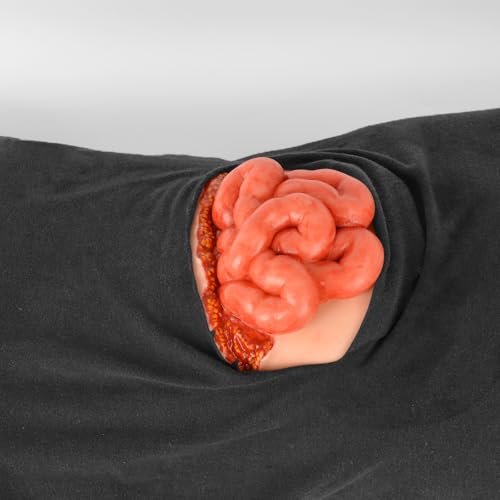 Image of Adhesive Eviscerated Intestine Simulator, Open Abdominal Wound Packing Trainer, Small Intestine Simulator for Wound Care Practice, Medical Education Tools