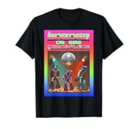 Funny murder of crows murder on the dancefloor silly dad joke pun, stupid humor for bird lovers Silly biology humor for birders and punsters Lightweight, Classic fit, Double-needle sleeve and bottom hem