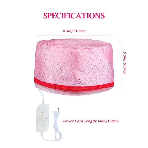 Heat Cap For Deep Conditioning - Hair Steamer for Natural Hair Home Use Adjustable Hair Care Heating Cap, Premium Material, Perfect For Deep Conditioner & Hot Oil Treatment