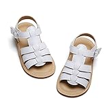 Girls’ Open Toe Strap Flat Sandals Summer Casual Sandals (Toddler/Little Kid)