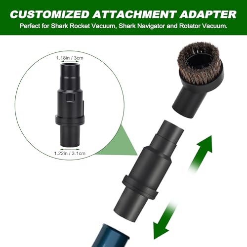 Vacuum Attachments Accessories for Shark Navigator NV351 NV352 NV356E NV357 NV360 and Rotator NV501 NV502 NV503 NV505 NV752 NV751 Navigator/Rotator/Rocket Series, 1 1/4\" Set