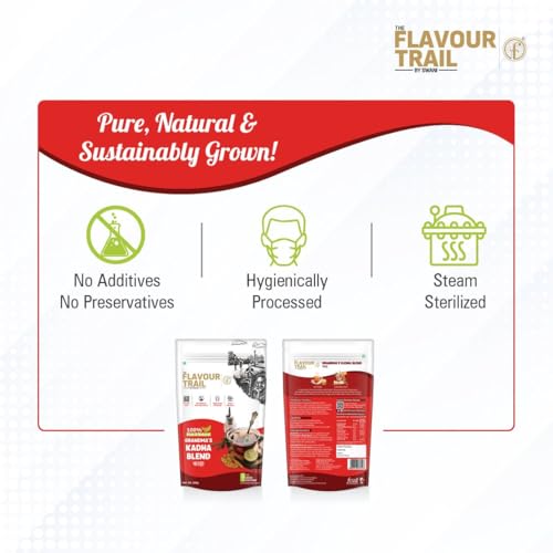 Image of True to Taste Grandma's Kadha Blend by The Flavour Trail - Grandma's Traditional Ayurvedic Herbal Drink for Immunity & Wellness