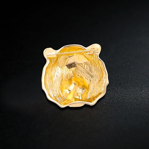 Image of Animal Brooch for Men Vintage Metal Wildlife Lapel Pin Suit Jacket Badge Fashion Accessories for Men