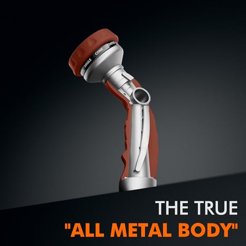 Image of RESTMO Hose Nozzle Heavy Duty, Metal Water Hose Sprayer for Garden